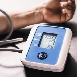 Take a blood pressure reading, St. Luke's Health