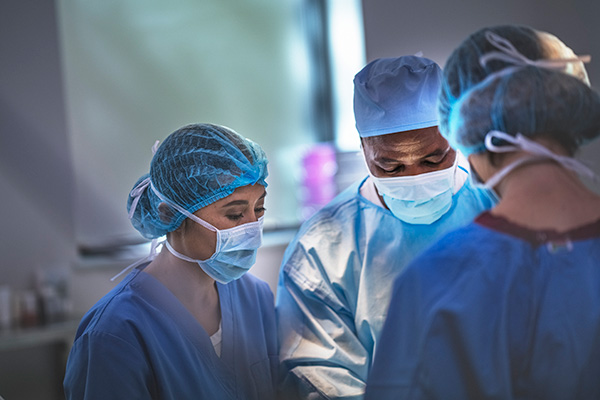 surgeons in operating room